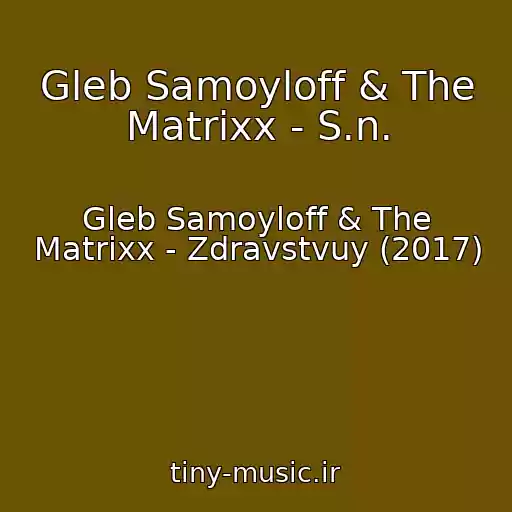کاور آهنگ Gleb Samoyloff & The Matrixx - S.n. از Gleb Samoyloff & The Matrixx - Zdravstvuy (2017)