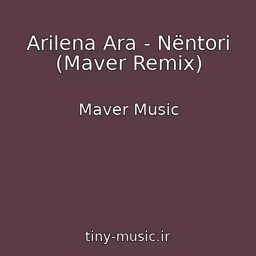 کاور آهنگ Arilena Ara - Nëntori (Maver Remix) از Maver Music