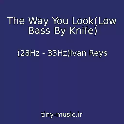 کاور آهنگ The Way You Look(Low Bass By Knife) از (28Hz - 33Hz)Ivan Reys