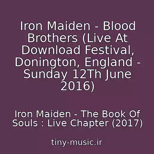 کاور آهنگ Iron Maiden - Blood Brothers (Live At Download Festival, Donington, England - Sunday 12Th June 2016) از Iron Maiden - The Book Of Souls : Live Chapter (2017)