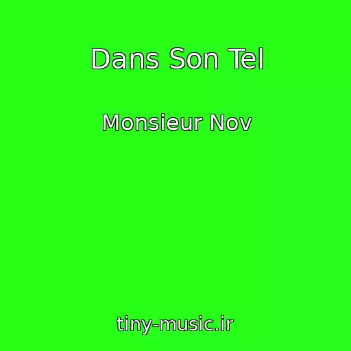 کاور آهنگ Dans Son Tel از Monsieur Nov