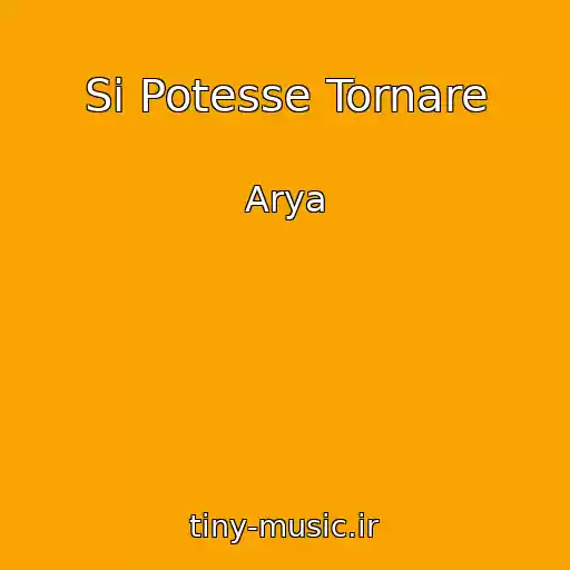 کاور آهنگ Si Potesse Tornare از Arya