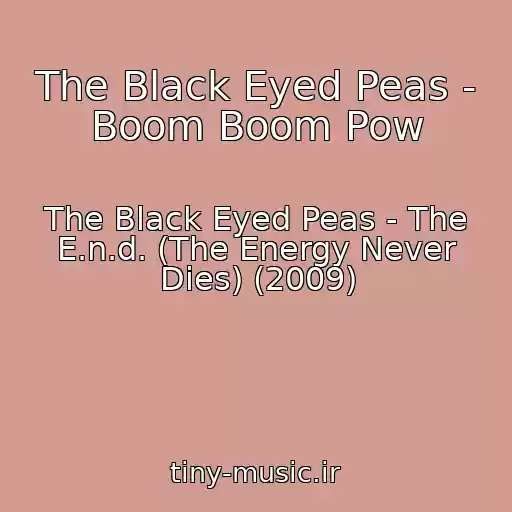 کاور آهنگ The Black Eyed Peas - Boom Boom Pow از The Black Eyed Peas - The E.n.d. (The Energy Never Dies) (2009)