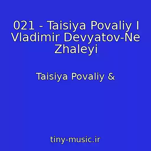 کاور آهنگ 021 - Taisiya Povaliy I Vladimir Devyatov-Ne Zhaleyi از Taisiya Povaliy &
