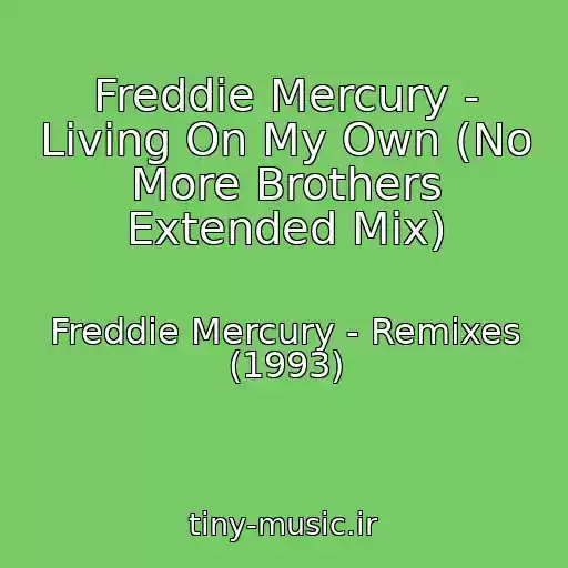 کاور آهنگ Freddie Mercury - Living On My Own (No More Brothers Extended Mix) از Freddie Mercury - Remixes (1993)