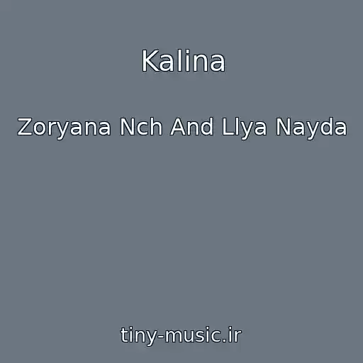 کاور آهنگ Kalina از Zoryana Nch And Llya Nayda