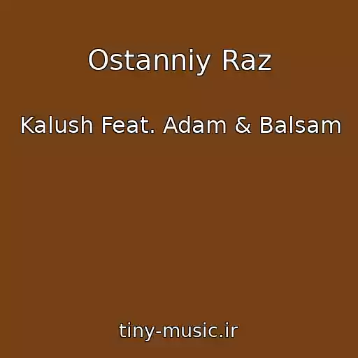 کاور آهنگ Ostannіy Raz از Kalush Feat. Adam & Balsam