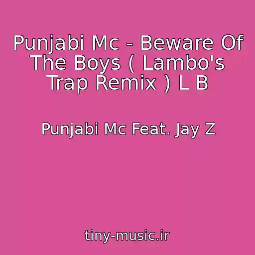 کاور آهنگ Punjabi Mc - Beware Of The Boys ( Lambo's Trap Remix ) L B از Punjabi Mc Feat. Jay Z