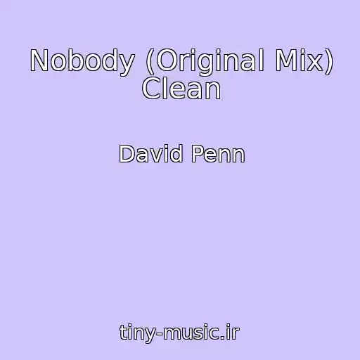 کاور آهنگ Nobody (Original Mix) Clean از David Penn