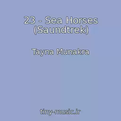 کاور آهنگ 23 - Sea Horses (Saundtrek) از Tayna Munakra