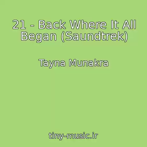 کاور آهنگ 21 - Back Where It All Began (Saundtrek) از Tayna Munakra