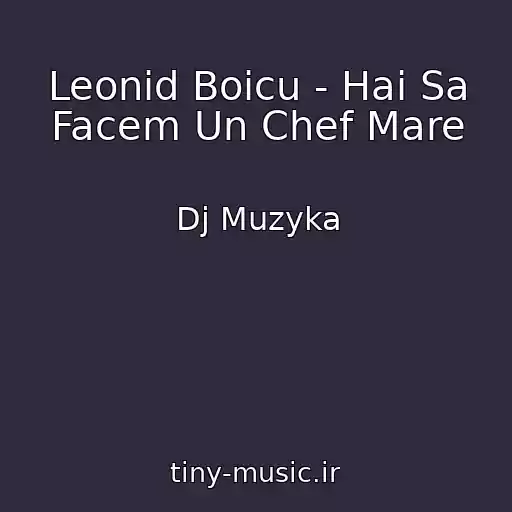 کاور آهنگ Leonid Boicu - Hai Sa Facem Un Chef Mare از Dj Muzyka