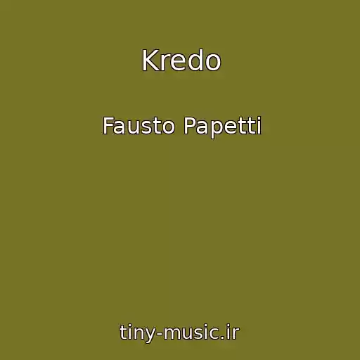کاور آهنگ Kredo از Fausto Papetti