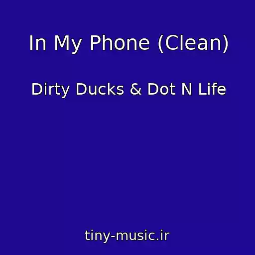کاور آهنگ In My Phone (Clean) از Dirty Ducks & Dot N Life