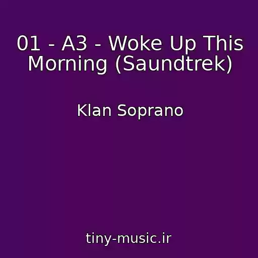 کاور آهنگ 01 - A3 - Woke Up This Morning (Saundtrek) از Klan Soprano