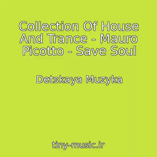 کاور آهنگ Collection Of House And Trance - Mauro Picotto - Save Soul از Detskaya Muzyka