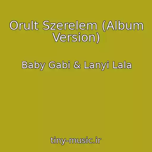 کاور آهنگ Orult Szerelem (Album Version) از Baby Gabi & Lanyi Lala