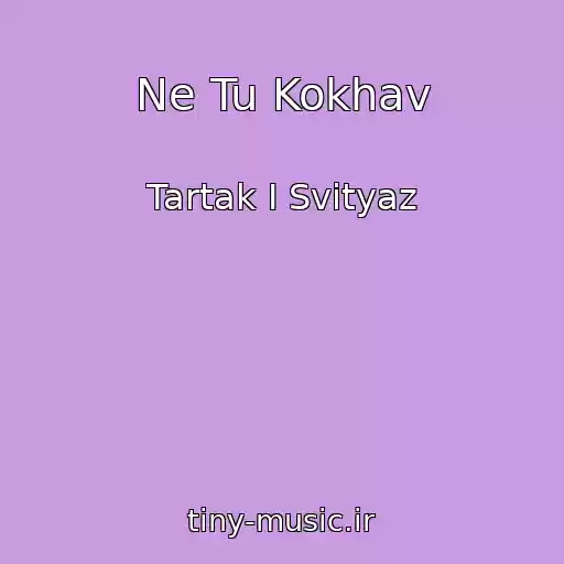 کاور آهنگ Ne Tu Kokhav از Tartak I Svityaz
