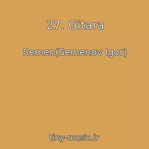کاور آهنگ 27. Gitara از Semen(Semenov Igor)
