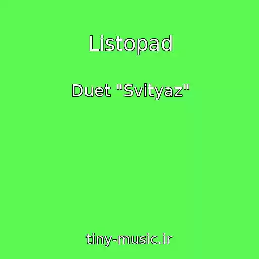 کاور آهنگ Listopad از Duet "Svіtyaz"