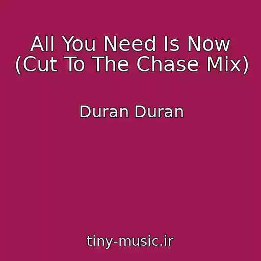 کاور آهنگ All You Need Is Now (Cut To The Chase Mix) از Duran Duran