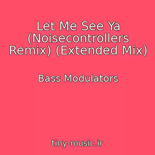 کاور آهنگ Let Me See Ya (Noisecontrollers Remix) (Extended Mix) از Bass Modulators