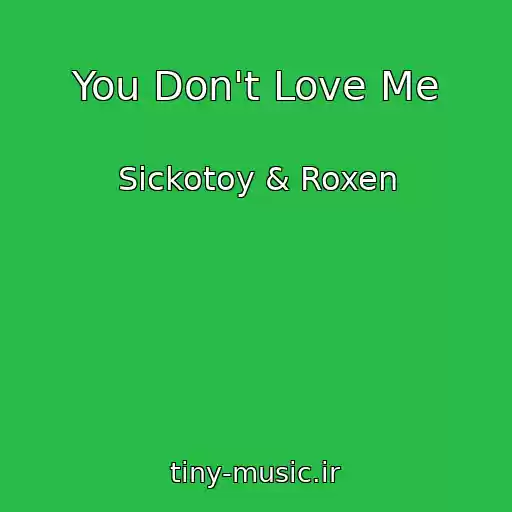 کاور آهنگ You Don't Love Me از Sickotoy & Roxen