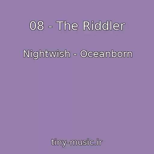 کاور آهنگ 08 - The Riddler از Nightwish - Oceanborn