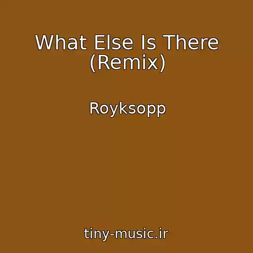 کاور آهنگ What Else Is There (Remix) از Royksopp