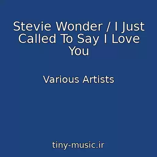 کاور آهنگ Stevie Wonder / I Just Called To Say I Love You از Various Artists