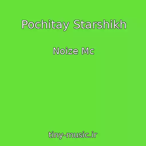 کاور آهنگ Pochitay Starshikh از Noize Mc