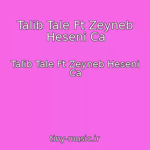 کاور آهنگ Talib Tale Ft Zeyneb Heseni Ca از Talib Tale Ft Zeyneb Heseni Ca