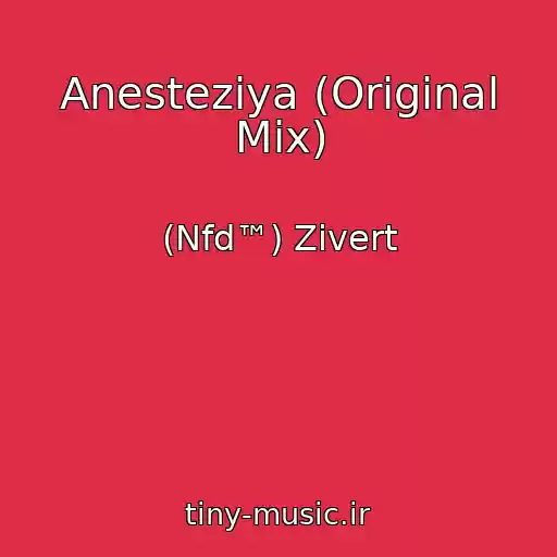 کاور آهنگ Anesteziya (Original Mix) از (Nfd™) Zivert