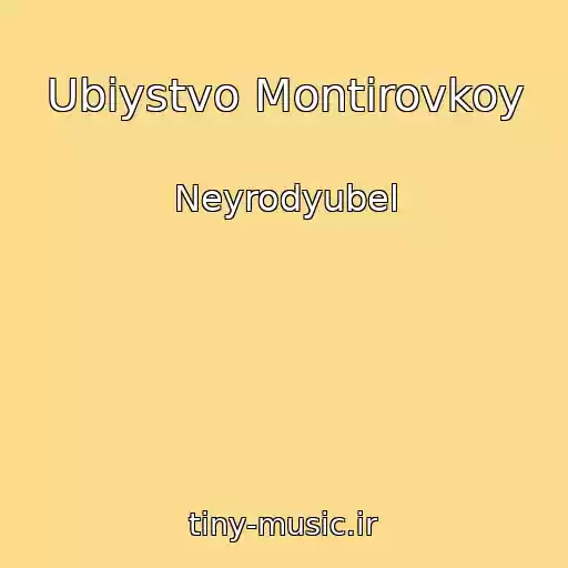 کاور آهنگ Ubiystvo Montirovkoy از Neyrodyubel
