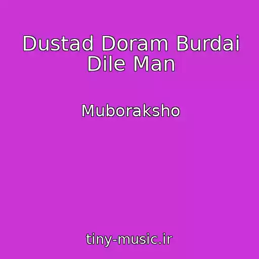 کاور آهنگ Dustad Doram Burdai Dile Man از Muboraksho