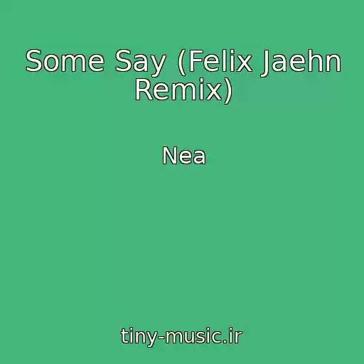 کاور آهنگ Some Say (Felix Jaehn Remix) از Nea