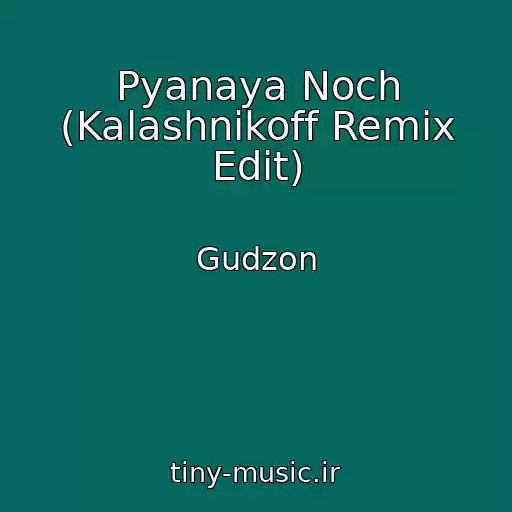 کاور آهنگ Pyanaya Noch (Kalashnikoff Remix Edit) از Gudzon