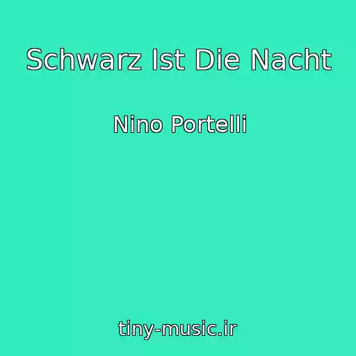 کاور آهنگ Schwarz Ist Die Nacht از Nino Portelli