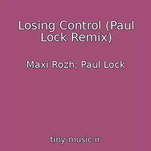 کاور آهنگ Losing Control (Paul Lock Remix) از Maxi Rozh; Paul Lock