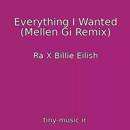 کاور آهنگ Everything I Wanted (Mellen Gi Remix) از Ra X Billie Eilish