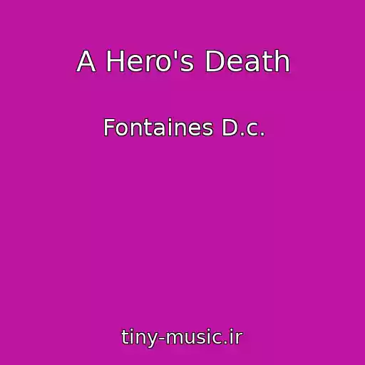 کاور آهنگ A Hero's Death از Fontaines D.c.