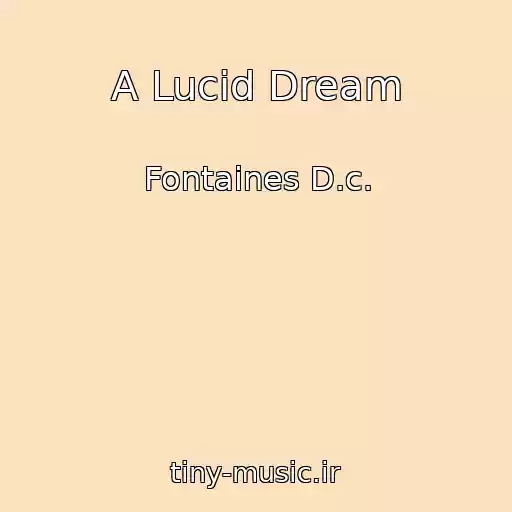کاور آهنگ A Lucid Dream از Fontaines D.c.
