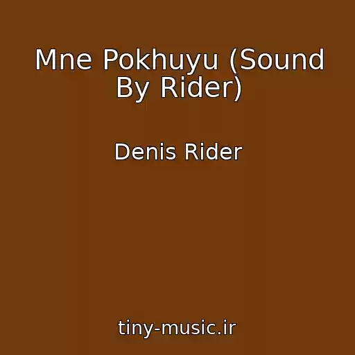 کاور آهنگ Mne Pokhuyu (Sound By Rider) از Denis Rider