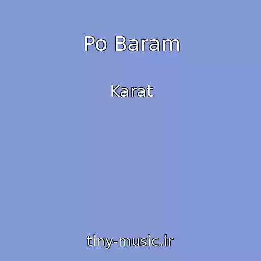 کاور آهنگ Po Baram از Karat