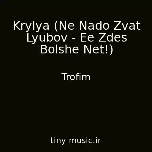 کاور آهنگ Krylya (Ne Nado Zvat Lyubov - Ee Zdes Bolshe Net!) از Trofim