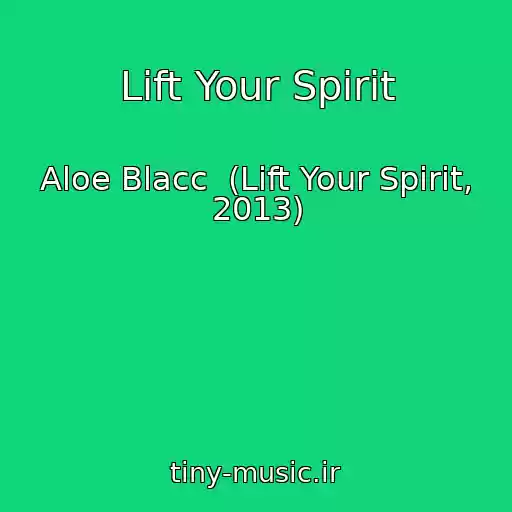 کاور آهنگ Lift Your Spirit از Aloe Blacc  (Lift Your Spirit, 2013)
