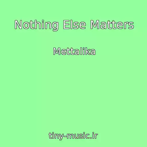 کاور آهنگ Nothing Else Matters از Mettalika