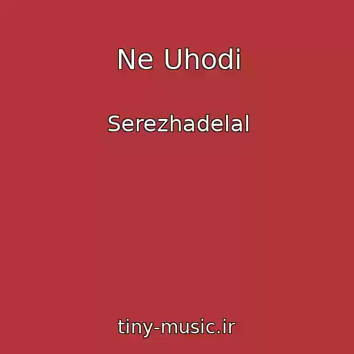 کاور آهنگ Ne Uhodi از Serezhadelal