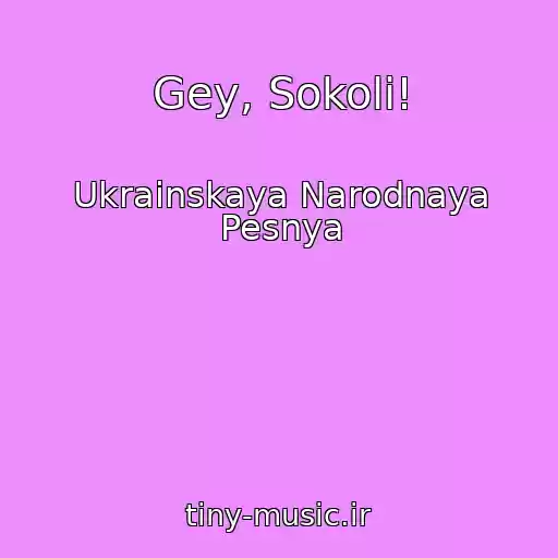 کاور آهنگ Gey, Sokoli! از Ukrainskaya Narodnaya Pesnya