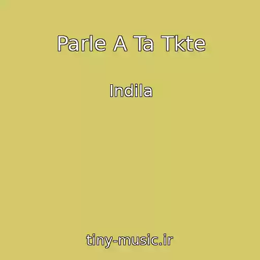 کاور آهنگ Parle A Ta Tkte از Indila